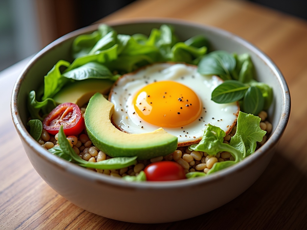 Avocado and Egg Breakfast Bowl