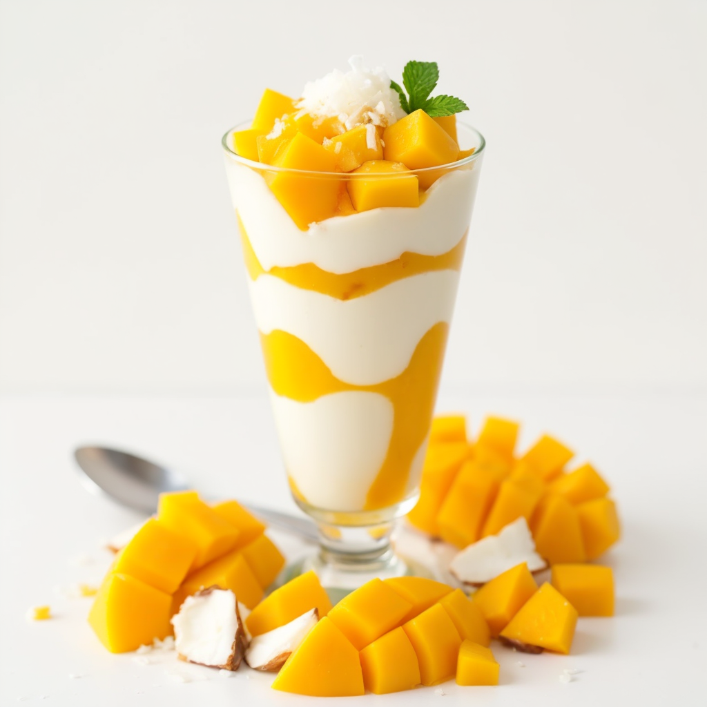 Coconut-Mango Parfait