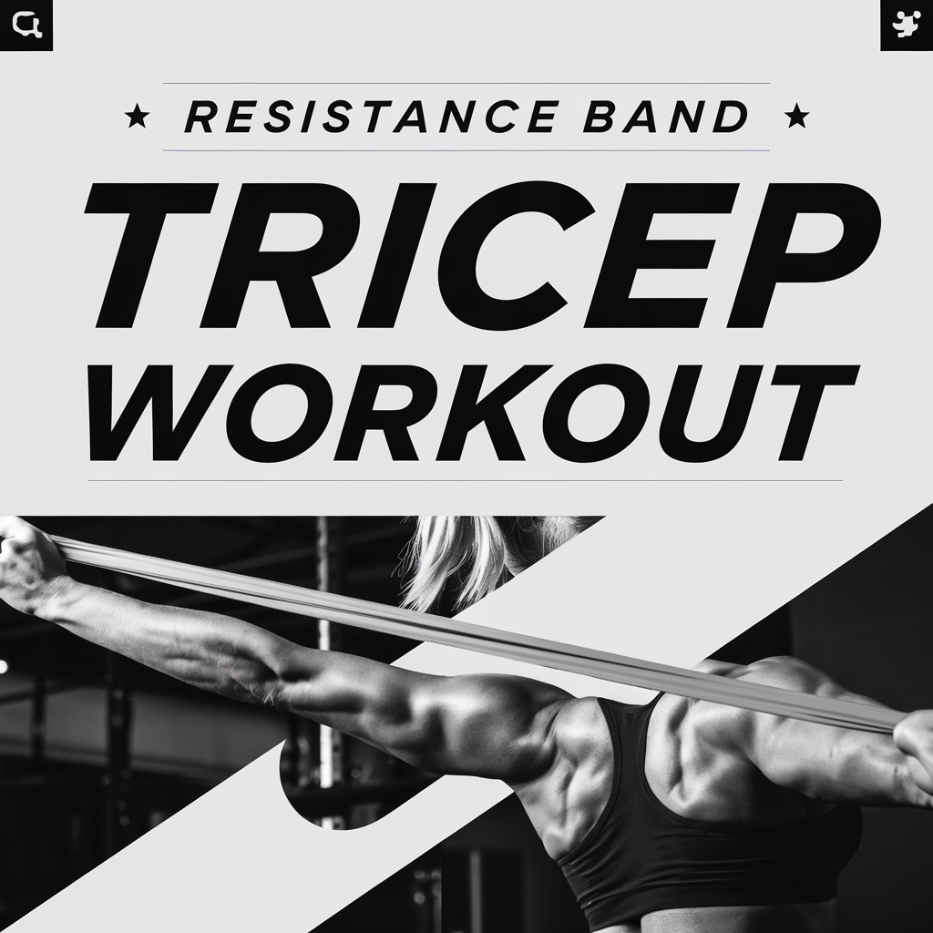 resistance band tricep workout